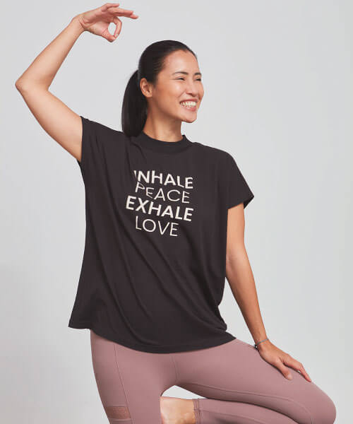 camiseta mensaje yoga