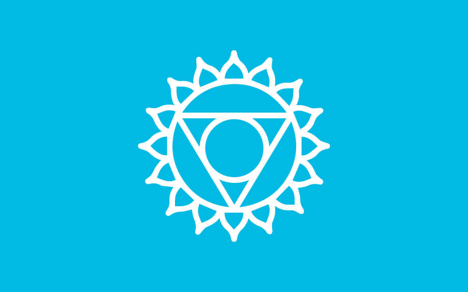 símbolo del vishnudda chakra, el chakra de la garganta