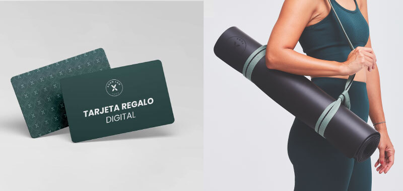 Kit de yoga online con esterilla y tarjeta regalo de XLY Studio