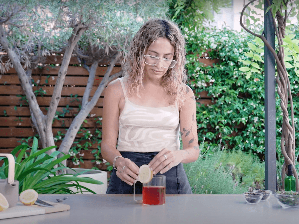 Receta de infusión con hibiscus